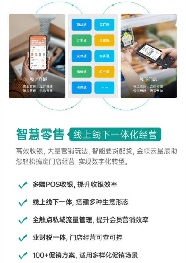 金蝶云星辰智慧零售