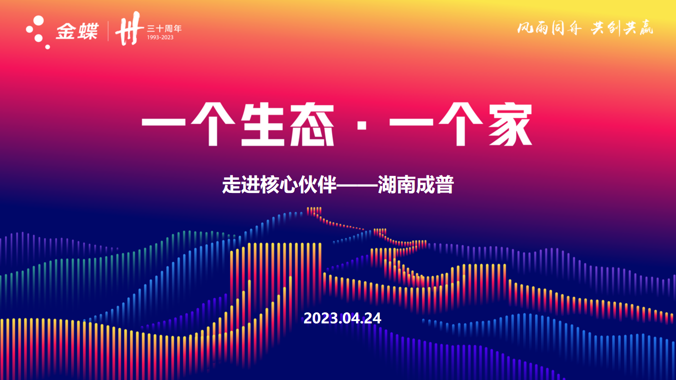 熱烈歡迎金蝶集團領導蒞臨成普夢蝶科技視察指導！