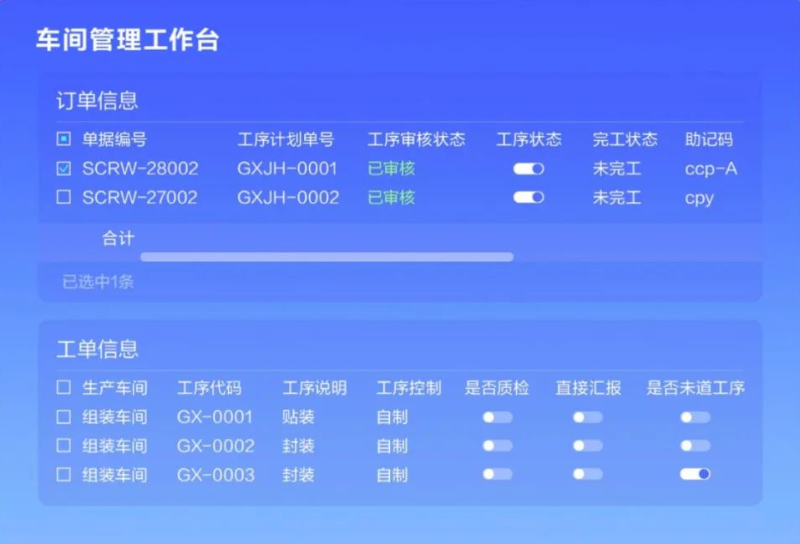 金蝶智能廠房管控